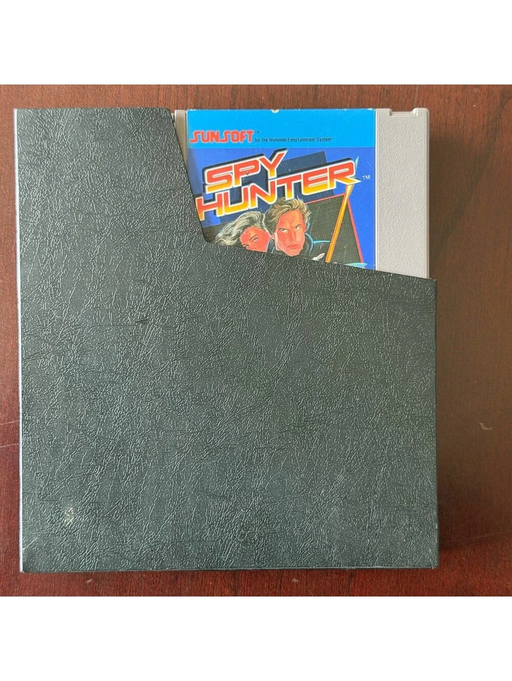 Spy Hunter Nintendo NES 1987 Sunsoft Authentic Cartridge w/ Dust Sleeve